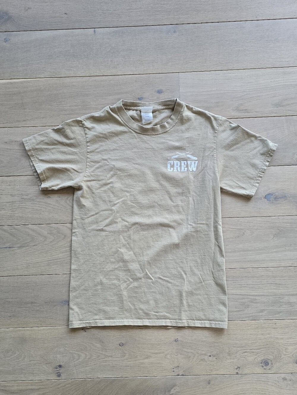 Trader Joe's Crew Oars Shirt - Tan Unisex Size S - Picture 2 of 4